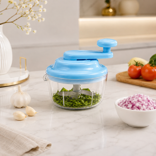 Premium Manual Hand Crank Food Chopper & Vegetable