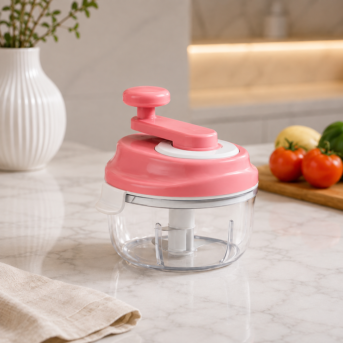 Premium Manual Hand Crank Food Chopper & Vegetable